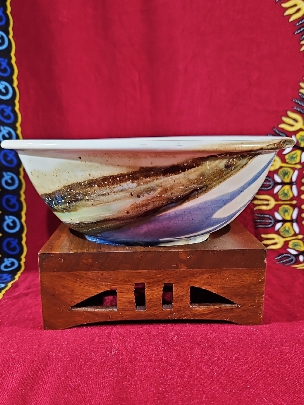 Wendt Pottery of Lewiston, Idaho Handcrafted & Signed Bowl